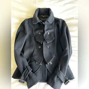 Navy blue wool jacket